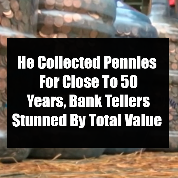 He Collected Pennies For Close To 50 Years, Bank Tellers Stunned By Total Value
