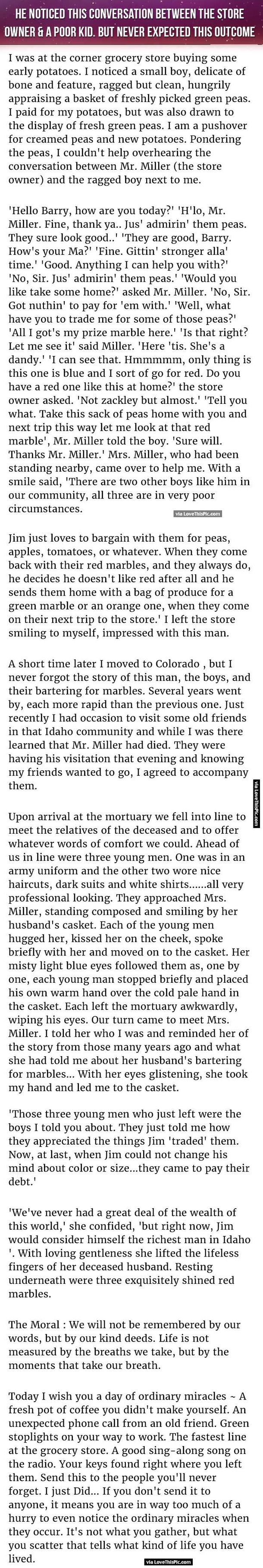 He Noticed This Conversation Between The Store Owner And A Poor Kid But Never Expected This Outcome.