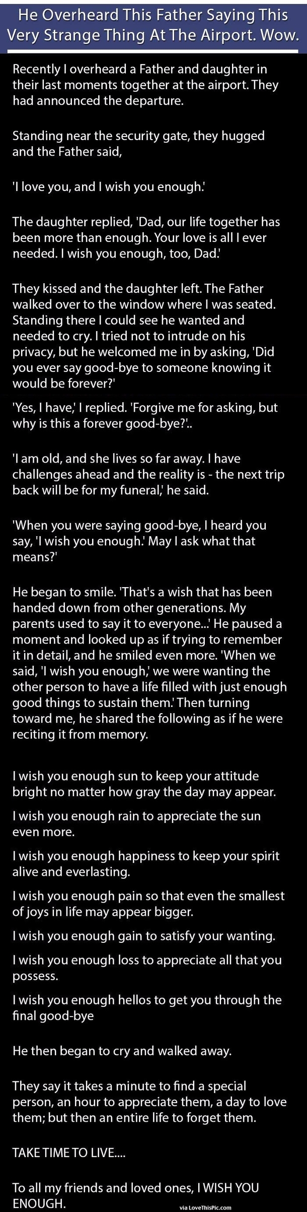 He Overheard This Father Saying This Very Strange Thing At The Airport. WOW!