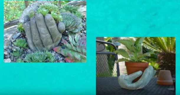 He Pours Cement In Plastic Gloves And Two Days Later... WOW! This Looks Amazing... - picture 6