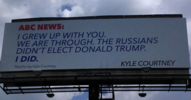 He Put Up A Billboard Ad to Make Bold Statement About Donald Trump, Goes Viral Immediately - picture 2