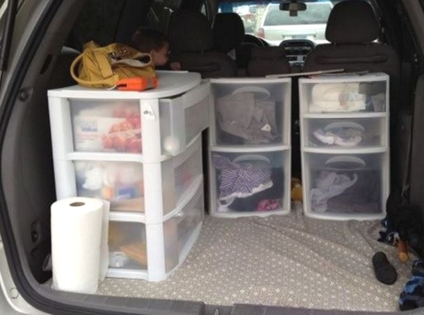 He Starts With A Plastic Storage Shelf And Removes All The Doors – The Finished Product Is Genius - picture 5
