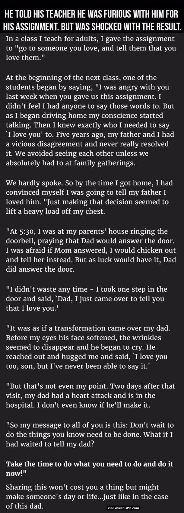 He Told His Teacher He Was Furious With Him For His Assignment But Was Shocked With The Result