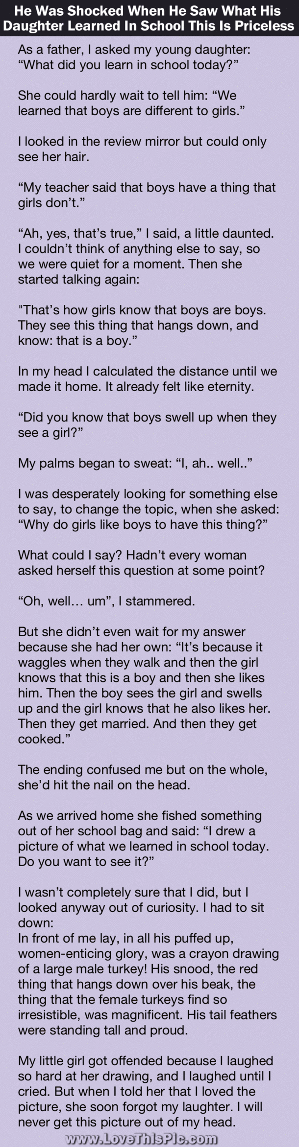 He Was Shocked When He Saw What His Daughter Learned In School. This Is Priceless!
