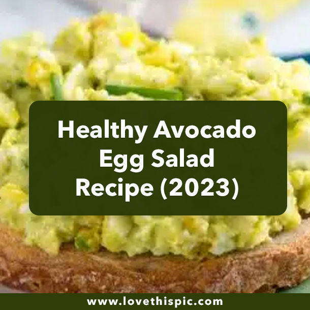Healthy Avocado Egg Salad Recipe (2023)
