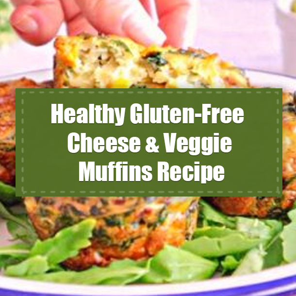 Healthy Gluten-Free Cheese & Veggie Muffins Recipe