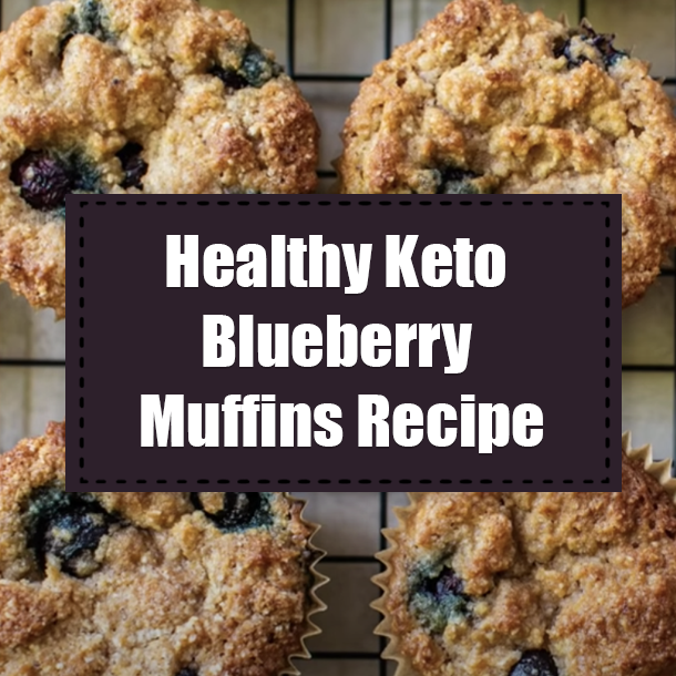 Healthy Keto Blueberry Muffins Recipe