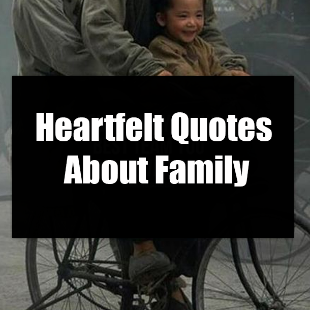 Heartfelt Quotes About Family