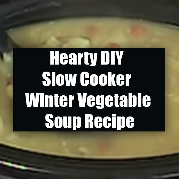 Hearty DIY Slow Cooker Winter Vegetable Soup Recipe
