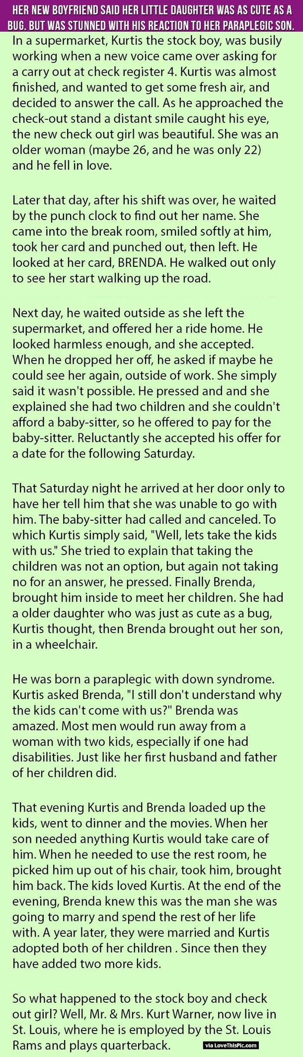 Her New Boyfriend Said Her Little Daughter Was As Cute As A Bug But Was Stunned With His Reaction To Her Paraplegic Son.