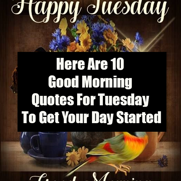 Here Are 10 Good Morning Quotes For Tuesday To Get Your Day Started