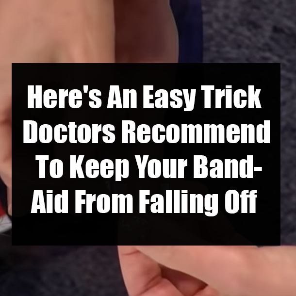 Here's An Easy Trick Doctors Recommend To Keep Your Band-Aid From Falling Off
