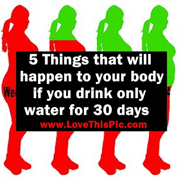 Here’s How Drinking Nothing But Water For 30 Days Affects Your Body