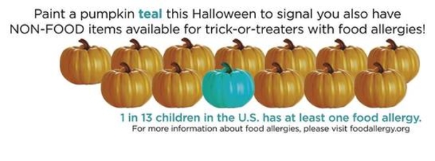 Here's What A Teal Pumpkin On The Doorstep Means For Halloween - picture 2