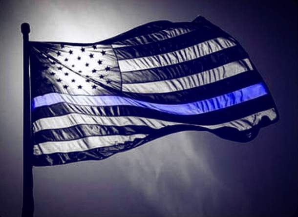 Here's What The Blue, Black And White Striped Flag Means - picture 4
