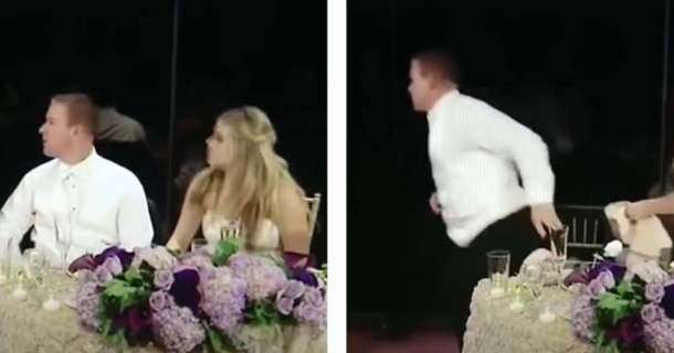 Hero firefighter groom jumps into action after hearing screams for help during wedding reception - picture 2