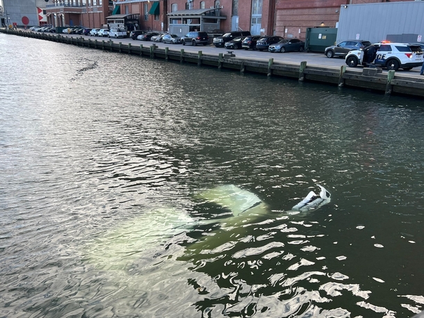 Heroic Army Vet Jumps Into Harbor To Rescue Distraught Driver From Sinking Car. - picture 2