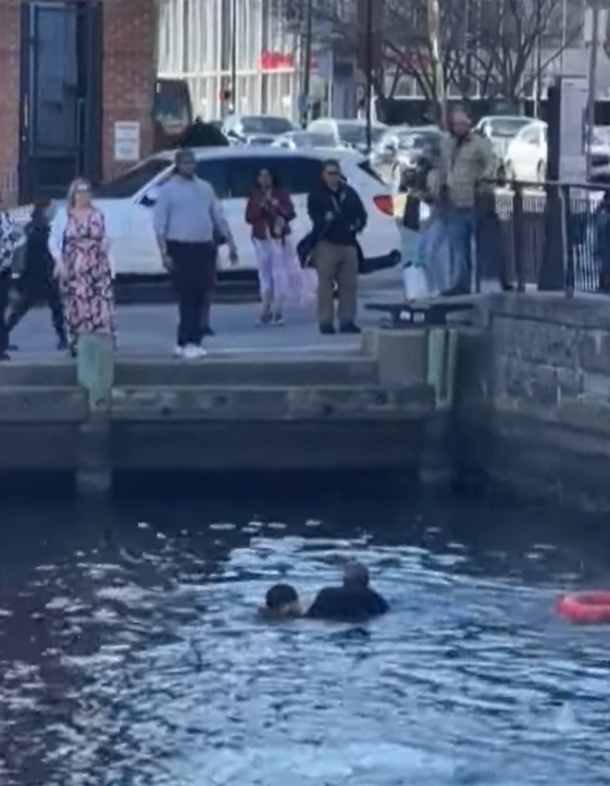 Heroic Army Vet Jumps Into Harbor To Rescue Distraught Driver From Sinking Car. - picture 3