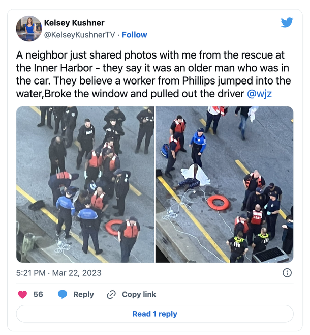 Heroic Army Vet Jumps Into Harbor To Rescue Distraught Driver From Sinking Car. - picture 4