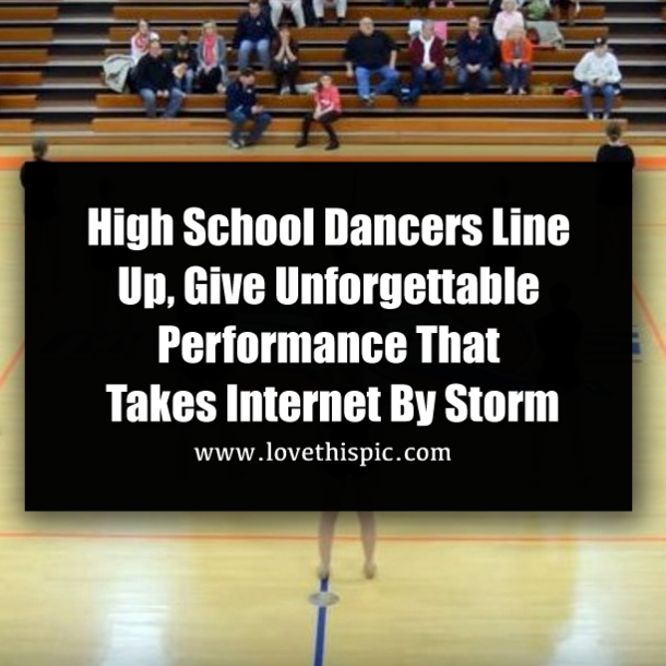 High School Dancers Line Up, Give Unforgettable Performance That Takes Internet By Storm