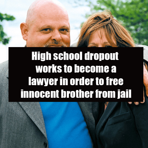 High school dropout works to become a lawyer in order to free innocent brother from jail