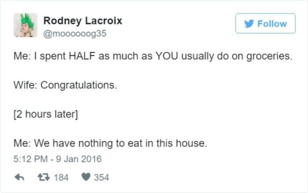 Hilarious Husband Tweets About The Reality Of Marriage - picture 10
