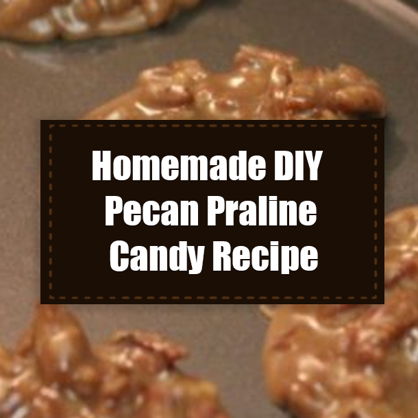 Homemade DIY Pecan Praline Candy Recipe