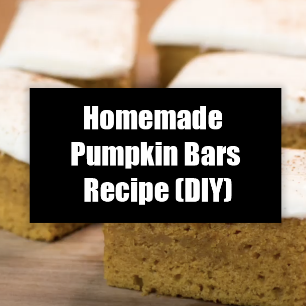 Homemade Pumpkin Bars Recipe (DIY)