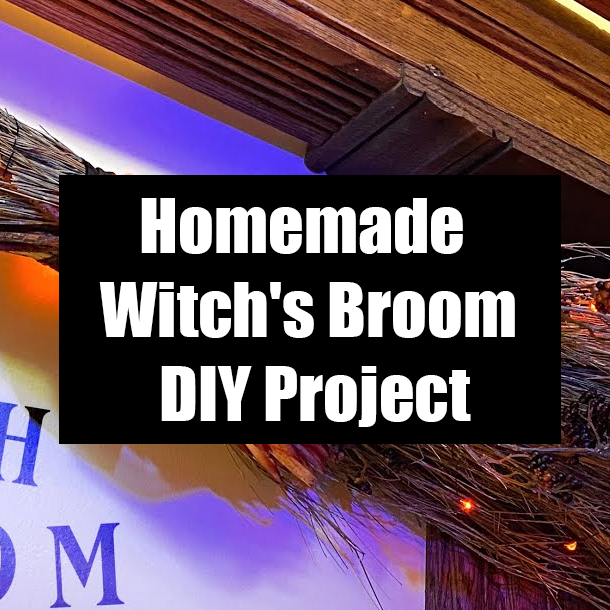 Homemade Witch's Broom DIY Project