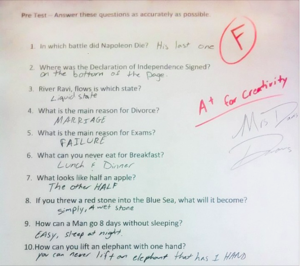 How to answer exam questions when you have no idea what the answer is - picture 11