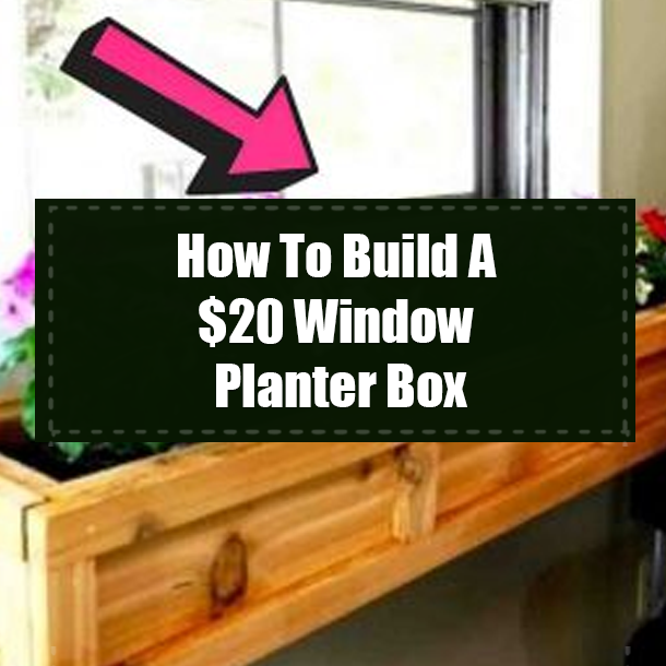 How To Build A $20 Window Planter Box