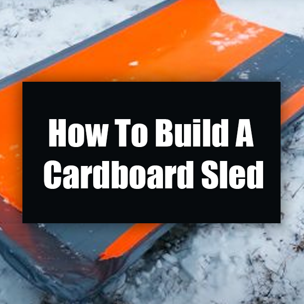 How To Build A Cardboard Sled