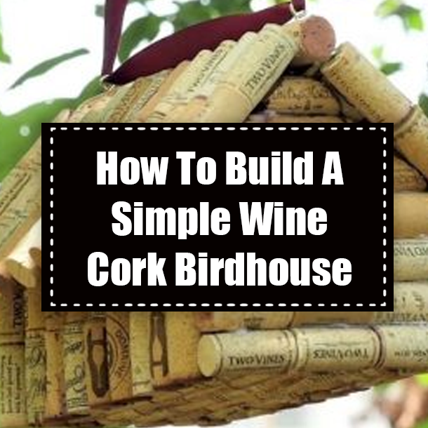 How To Build A Simple Wine Cork Birdhouse
