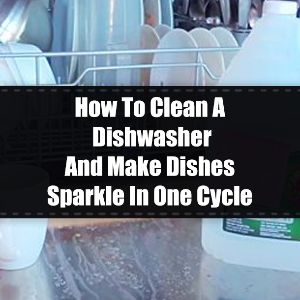 How To Clean A Dishwasher And Make Dishes Sparkle In One Cycle