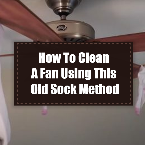 How To Clean A Fan Using This Old Sock Method