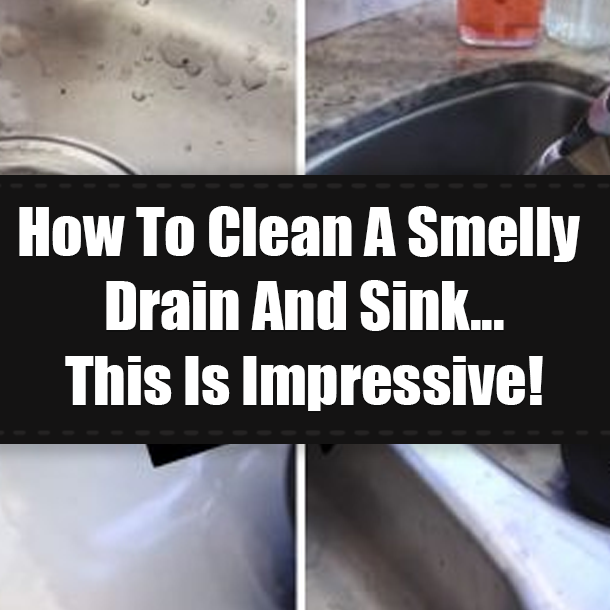 How To Clean A Smelly Drain And Sink...This Is Impressive!