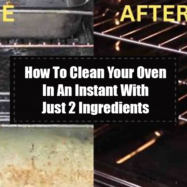 How To Clean Your Oven In An Instant With Just 2 Ingredients
