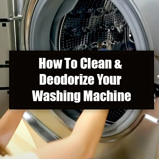 How To Clean & Deodorize Your Washing Machine