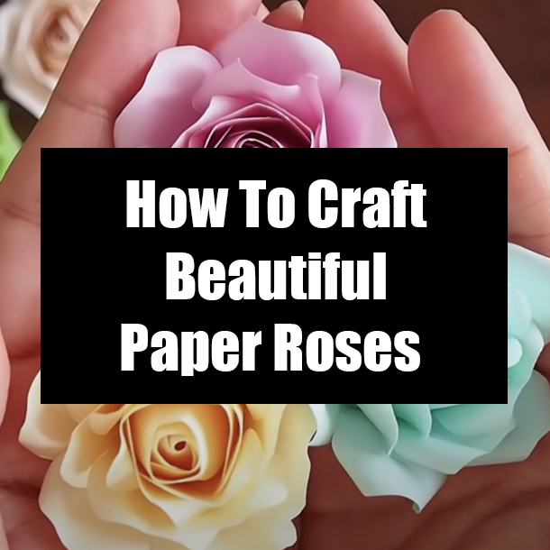 How To Craft Beautiful Paper Roses