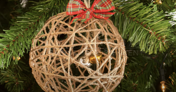 How to Craft the Perfect Farmhouse Twine Christmas Ornament - picture 2