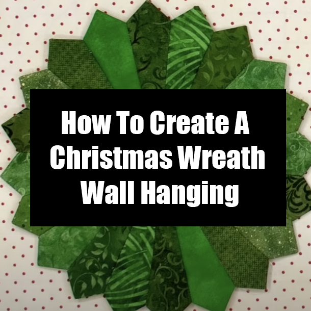 How To Create A Christmas Wreath Wall Hanging