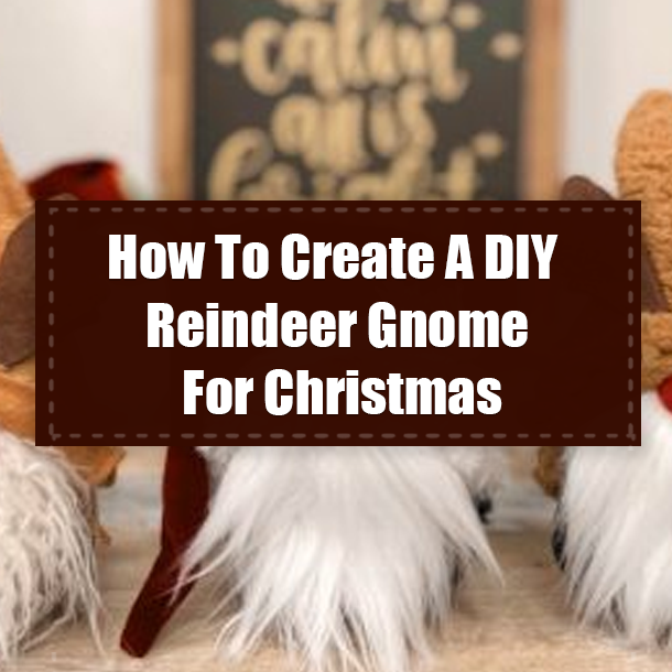 How To Create A DIY Reindeer Gnome For Christmas