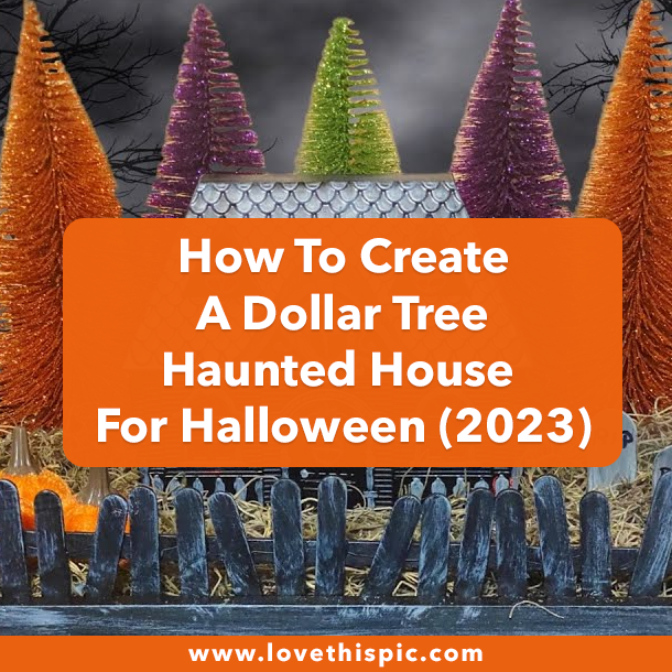 How To Create A Dollar Tree Haunted House For Halloween (2023)