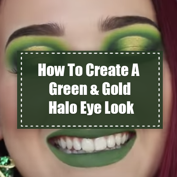 How To Create A Green & Gold Halo Eye Look