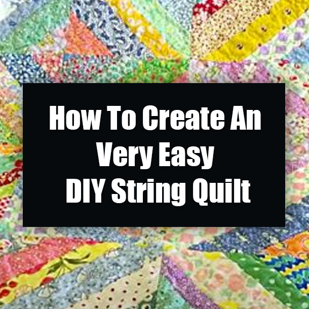 How To Create An Very Easy DIY String Quilt