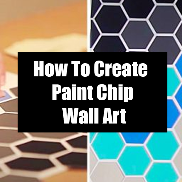 How To Create Paint Chip Wall Art