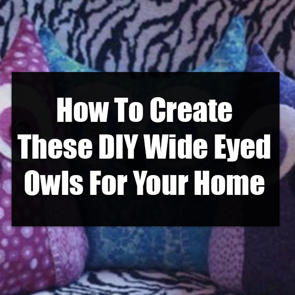 How To Create These DIY Wide Eyed Owls For Your Home