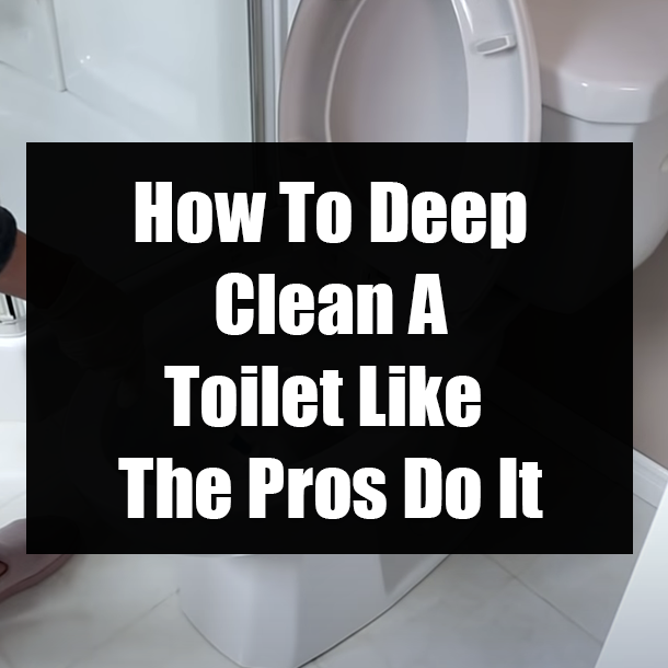 How To Deep Clean A Toilet Like The Pros Do It