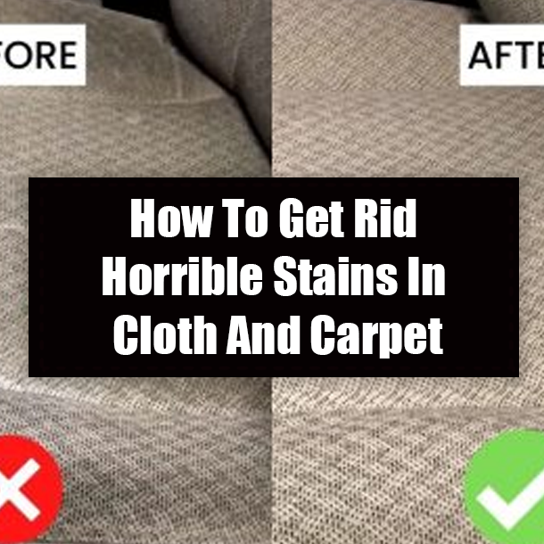 How To Get Rid Horrible Stains In Cloth And Carpet