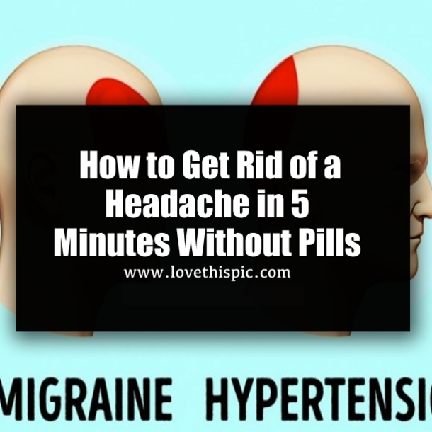 How to Get Rid of a Headache in 5 Minutes Without Pills